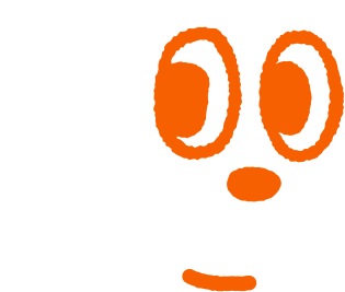 ロゴの顔イラスト